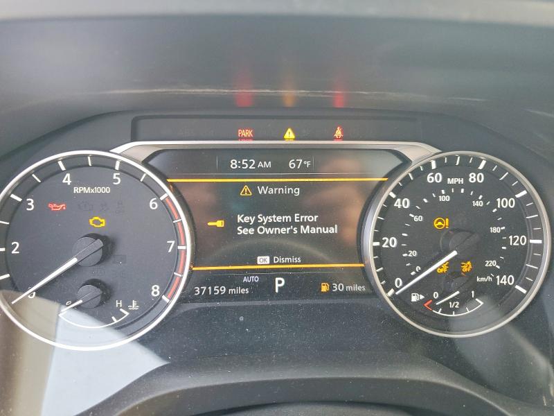 2022 Nissan Rogue VIN JN8BT3BB9NW337422 COPART salvage auction — FRONT END, IN - CERT OF TITLE-SALVAGE TITLE, sold $7,400 on 2026-07-31 (photo 9)