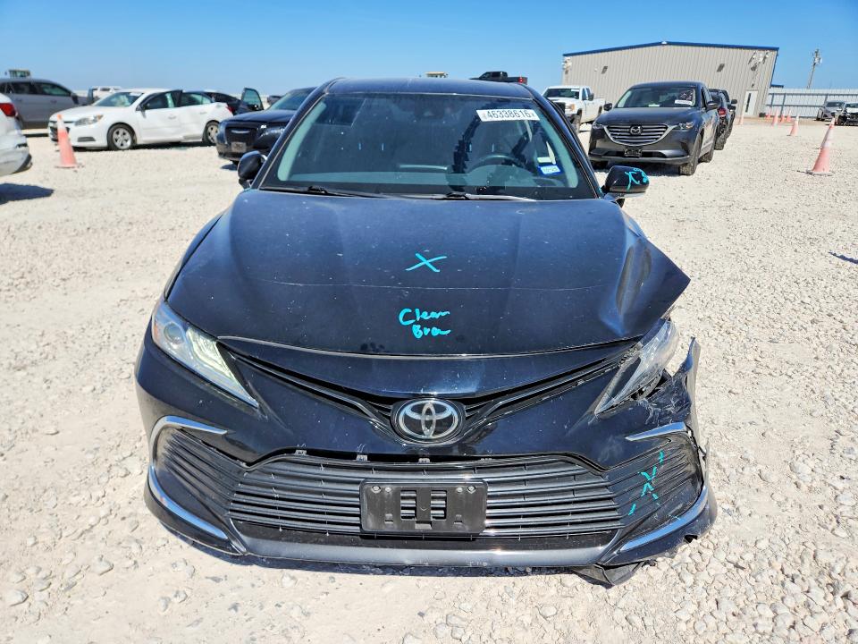 2021 Toyota Camry VIN 4T1F11AK6MU542095 COPART salvage auction — FRONT END, Tx - Salvage Vehicle Title, sold $5,700 on 2026-07-09 (photo 5)