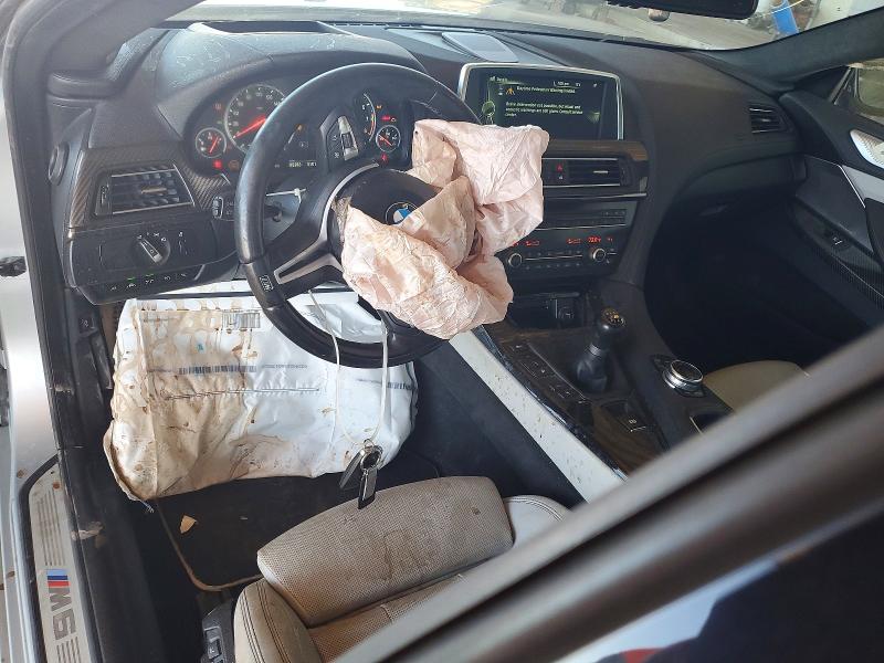 2015 BMW M6 gran coupe VIN WBS6C9C53FD467520 COPART salvage auction — FRONT END, Az - Cert Of Title - Salvage, sold $13,400 on 2026-07-15 (photo 8)