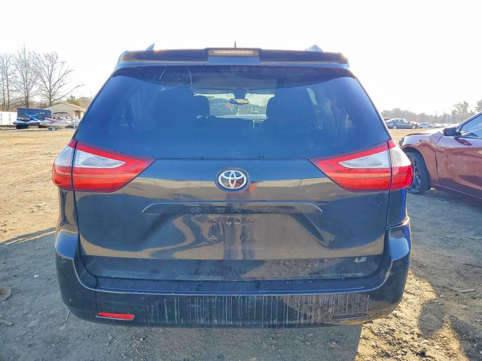 2018 Toyota Sienna VIN 5TDKZ3DC9JS933480 COPART salvage auction — FRONT END, Id - Salvage Certificate Of Title, sold $3,150 on 2026-07-06 (photo 6)