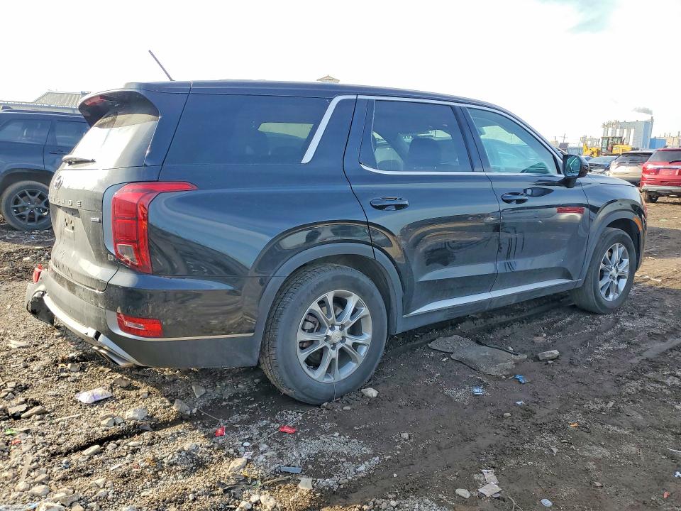 2021 Hyundai Palisade VIN KM8R1DHE0MU273462 COPART salvage auction — SIDE, IL - SALVAGE CERTIFICATE, sold $6,500 on 2026-07-24 (photo 3)