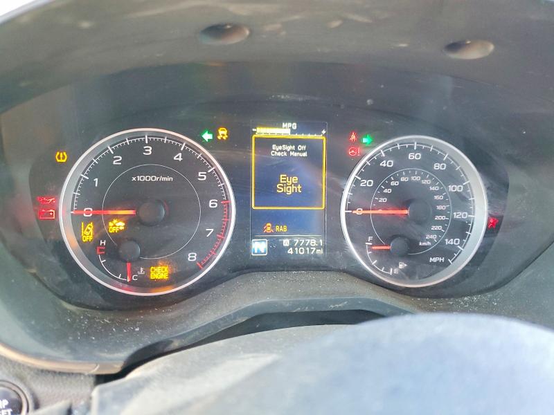 2019 Subaru Ascent VIN 4S4WMACD9K3471225 COPART salvage auction — FRONT END, Ca - Salvage Certificate, sold $900 on 2026-07-08 (photo 9)