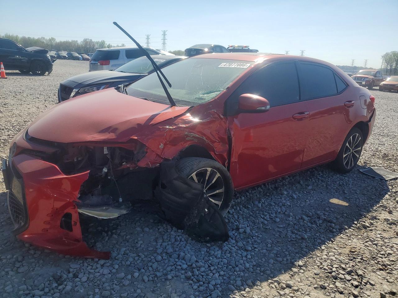 2017 Toyota Corolla VIN 5YFBURHE1HP725304 COPART salvage auction — Front End, TN - SALVAGE CERTIFICATE, sold $1,750 on 2026-07-09 (photo 1)