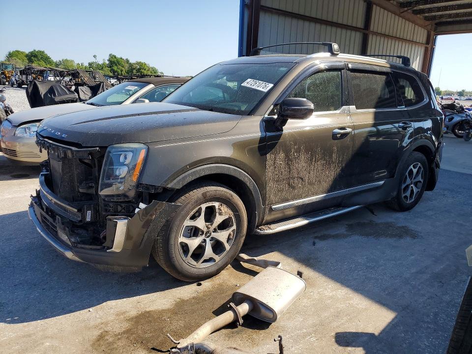 2021 Kia Telluride VIN 5XYP54HCXMG110852 COPART salvage auction — REAR END, Fl - Certificate Of Destruction, sold $3,700 on 2026-07-10 (photo 1)