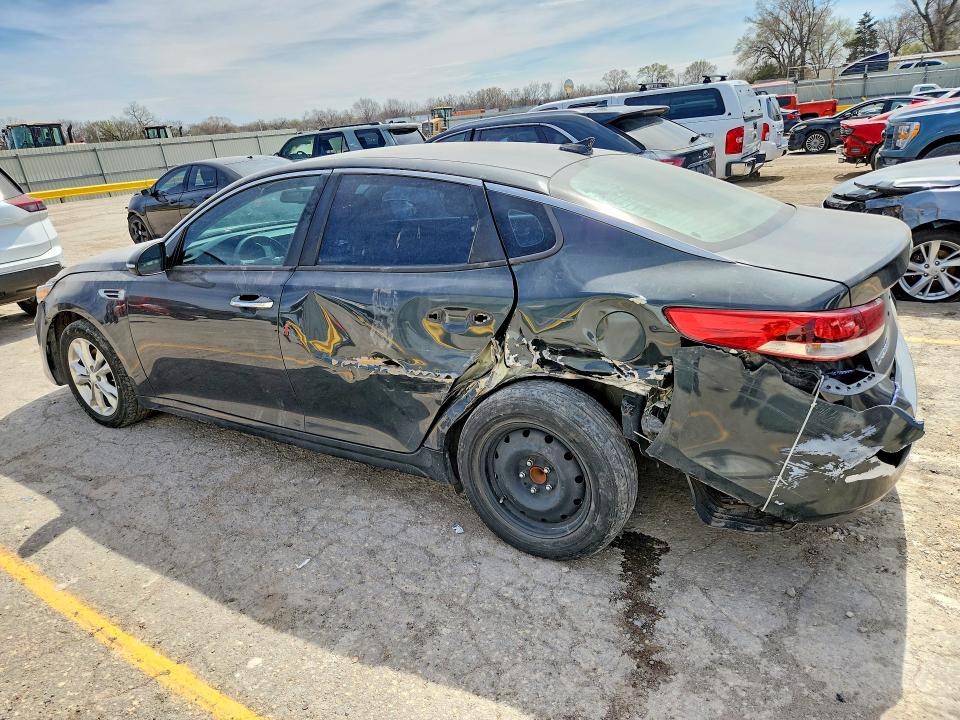 2016 Kia Optima VIN KNAGT4L33G5072985 COPART salvage auction — REAR END, Ks - Cert Of Title-Salvage, sold $875 on 2026-07-15 (photo 2)