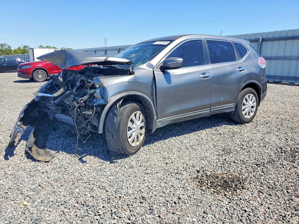 2015 Nissan Rogue VIN KNMAT2MTXFP553766 COPART salvage auction — FRONT END, FL - CERT OF TITLE SLVG REBUILDABLE, sold $375 on 2026-07-24 (photo 1)