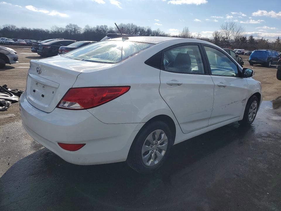 2016 Hyundai Accent VIN KMHCT4AE9GU012426 COPART salvage auction — FRONT END, Ct - Cert Of Title-Salvage, sold $1,300 on 2026-07-07 (photo 3)