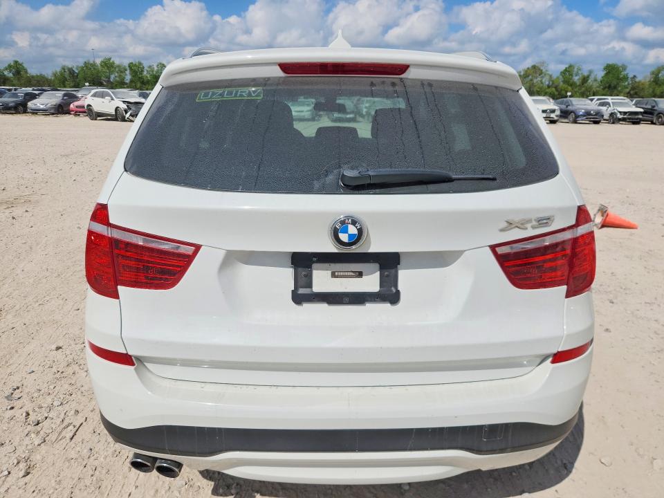 2017 BMW X3 VIN 5UXWX9C32H0T20883 COPART salvage auction — FRONT END, Tx - Salvage Vehicle Title, sold $2,300 on 2026-07-21 (photo 6)