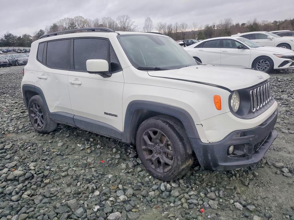 2018 Jeep Renegade VIN ZACCJABB2JPJ36623 COPART salvage auction — FRONT END, Nc - Dealer Only Clean Title, sold $2,500 on 2026-07-08 (photo 4)