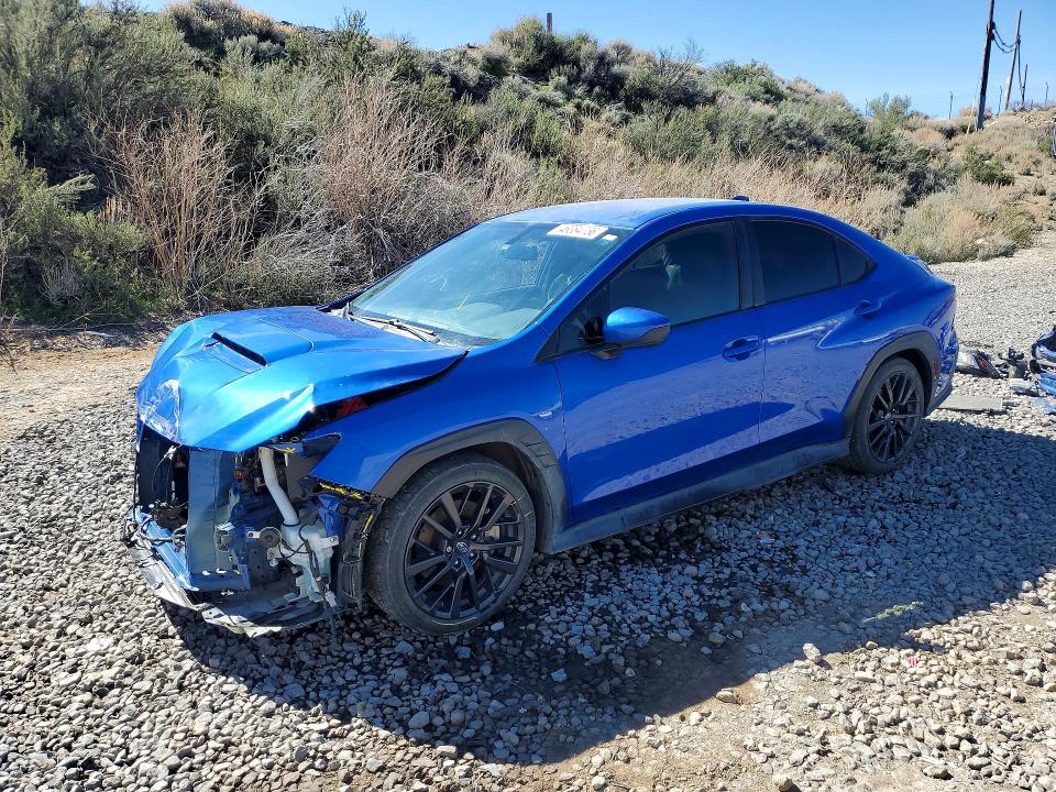 2023 Subaru Wrx VIN JF1VBAF60P9805820 COPART salvage auction — FRONT END, Nv - Salvage Title, sold $7,600 on 2026-07-30 (photo 1)