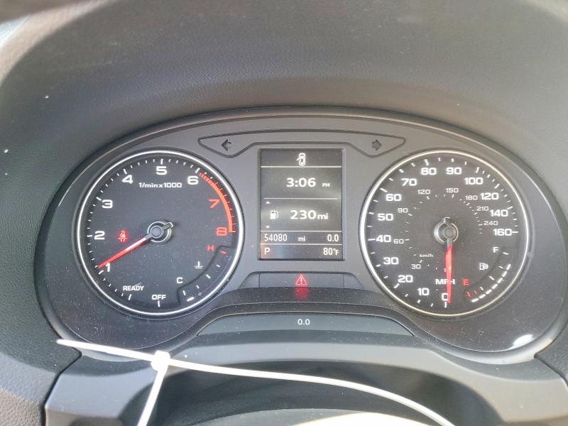 2017 Audi A3 VIN WAU78LFF6H1056760 COPART salvage auction — FRONT END, Salvage Title, sold $2,500 on 2026-07-17 (photo 9)