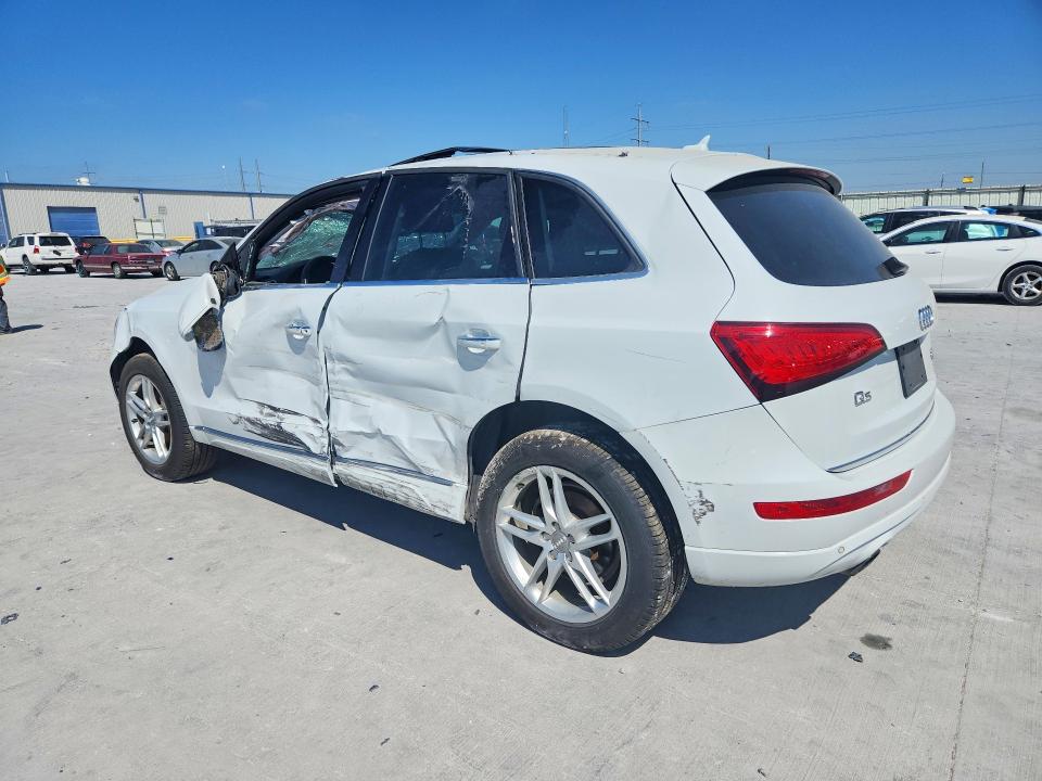 2016 Audi Q5 VIN WA1L2AFP7GA096404 COPART salvage auction — ROLLOVER, TX, sold $925 on 2026-08-07 (photo 2)