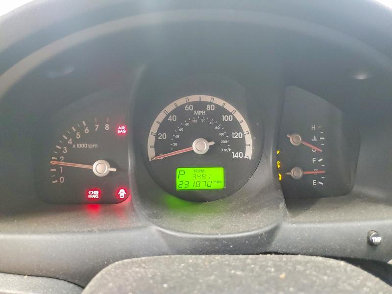 2005 Kia Sportage VIN KNDJE723157097648 COPART salvage auction — FRONT END, Nc - Salvage Certificate Of Title, sold $450 on 2026-07-08 (photo 9)