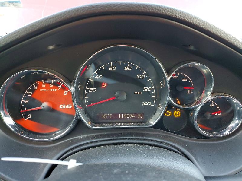 2010 Pontiac G6 VIN 1G2ZA5EB0A4161894 COPART salvage auction — REAR END, MS - CERTIFICATE OF TITLE, sold $425 on 2026-07-09 (photo 9)