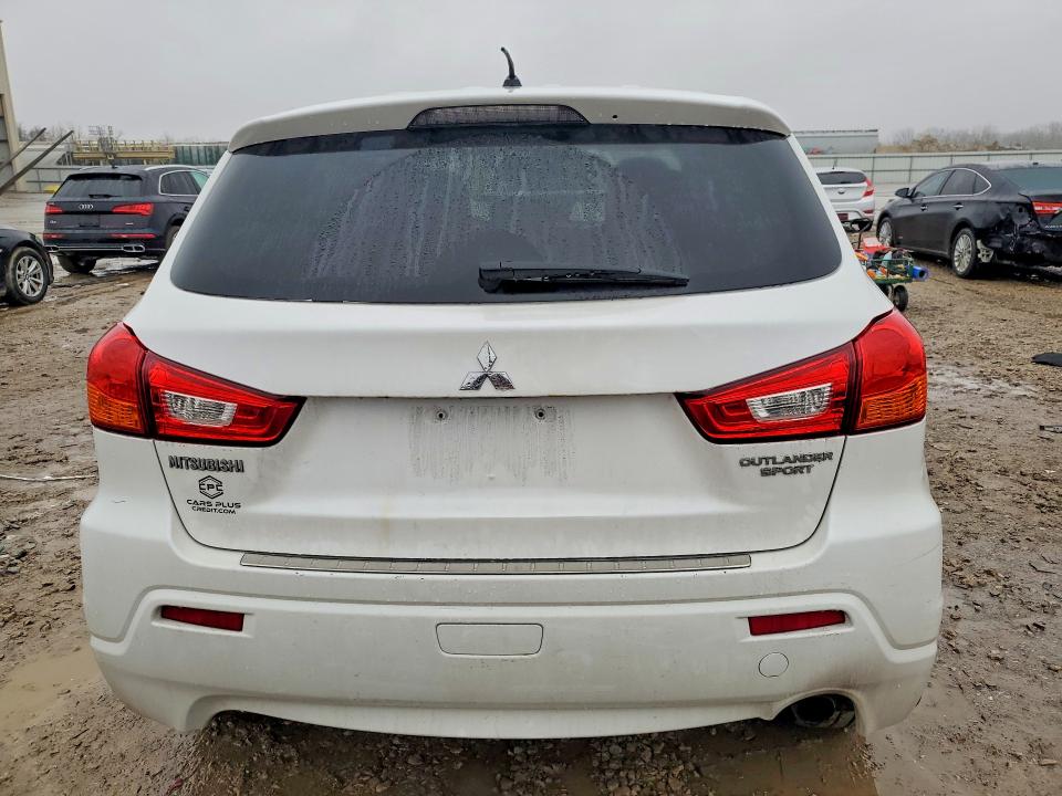 2011 Mitsubishi Outlander VIN JA4AR4AU1BZ025145 COPART salvage auction — FRONT END, Id - Salvage Certificate Of Title, sold $100 on 2026-07-28 (photo 6)