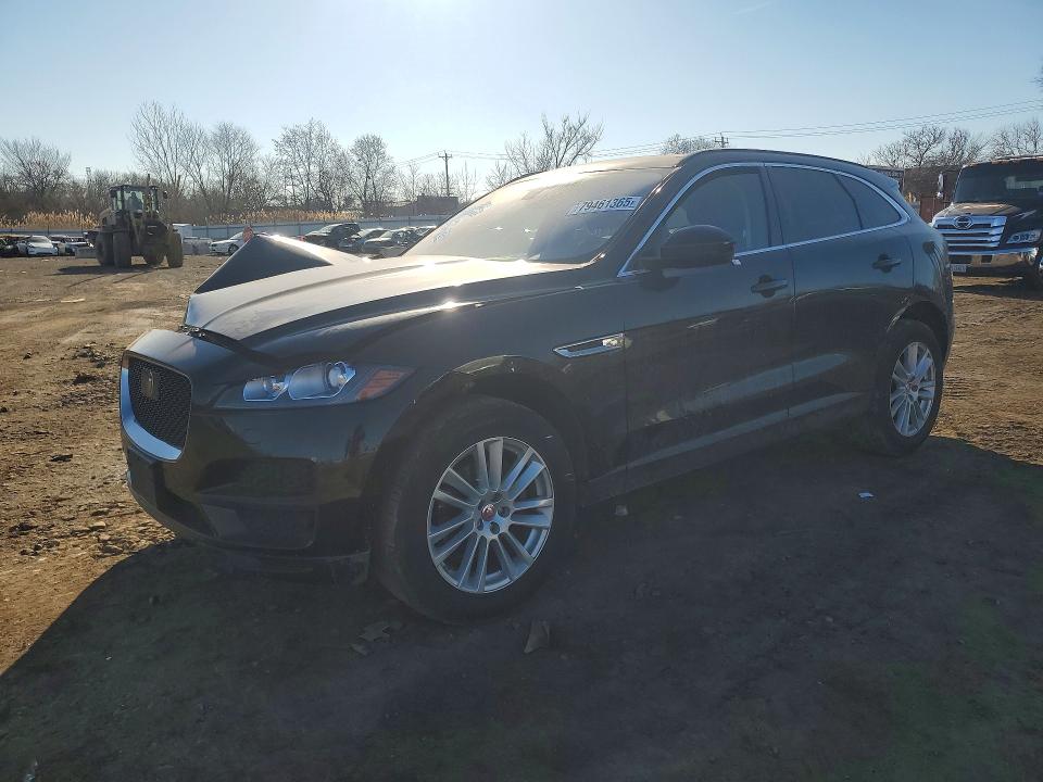 2019 Jaguar F-pace VIN SADCK2FXXKA359154 COPART salvage auction — FRONT END, Il - Salvage Certificate, sold $3,450 on 2026-08-03 (photo 1)
