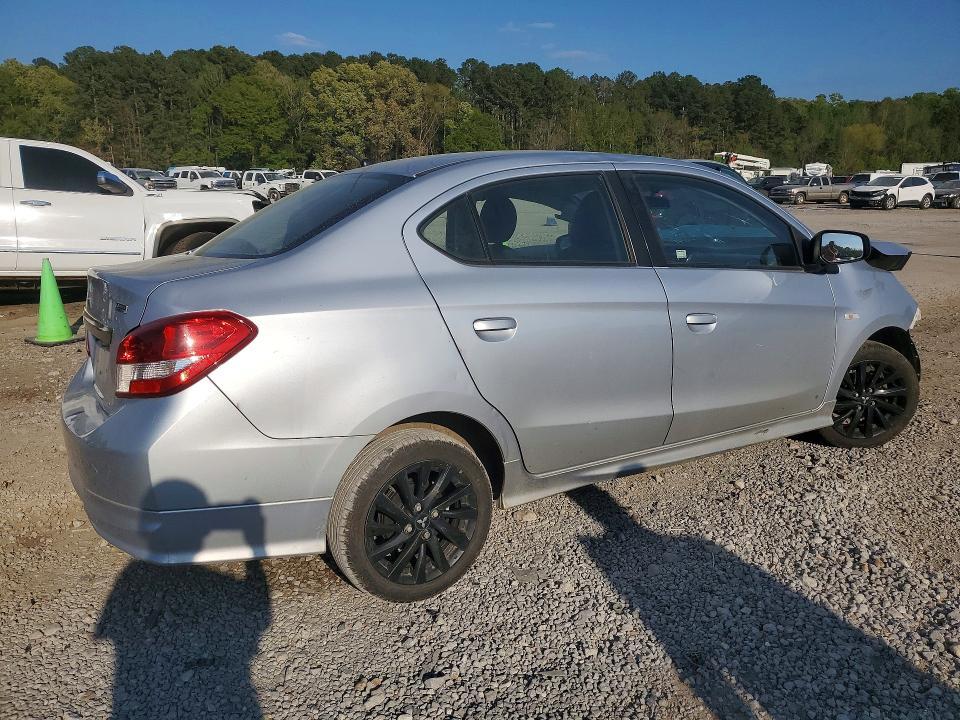 2020 Mitsubishi Mirage VIN ML32F4FJ6LHF01260 COPART salvage auction — FRONT END, MS, sold $375 on 2026-07-10 (photo 3)