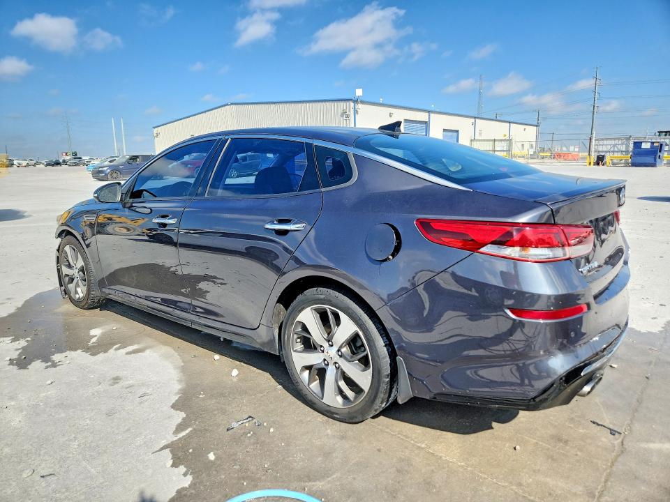 2019 Kia Optima VIN 5XXGT4L37KG295103 COPART salvage auction — FRONT END, TX - CERTIFICATE OF TITLE, sold $275 on 2026-07-21 (photo 2)