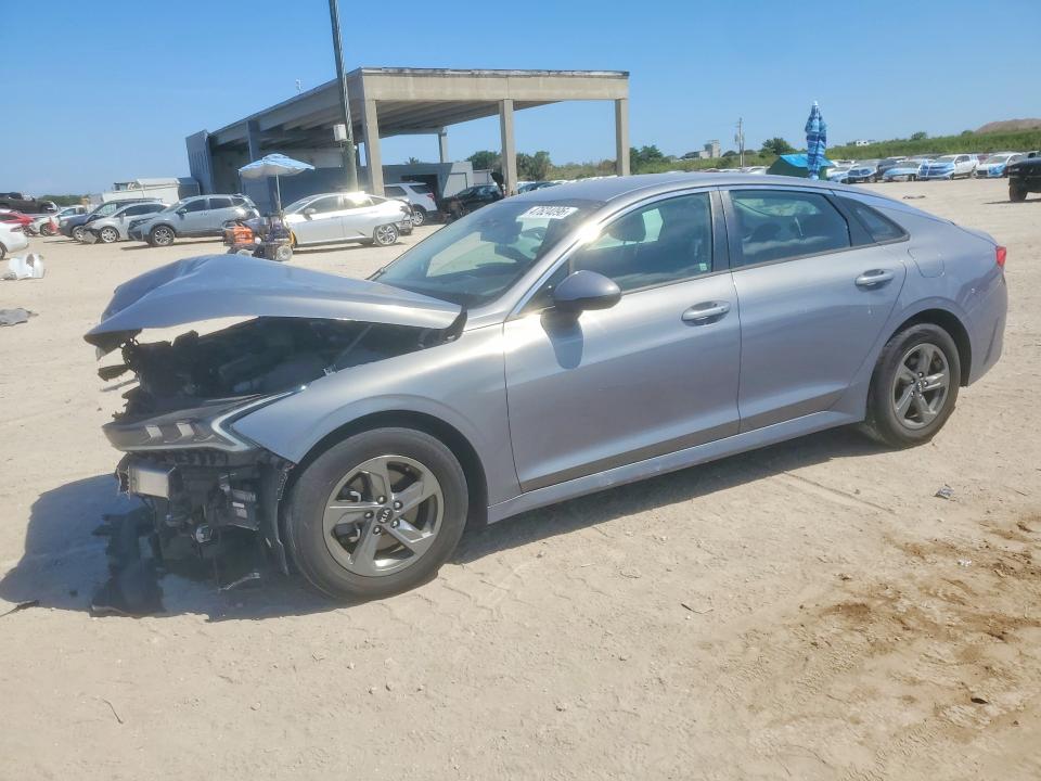 2021 Kia K5 VIN 5XXG14J22MG075306 COPART salvage auction — FRONT END, Fl - Certificate Of Destruction, sold $3,850 on 2026-07-16 (photo 1)