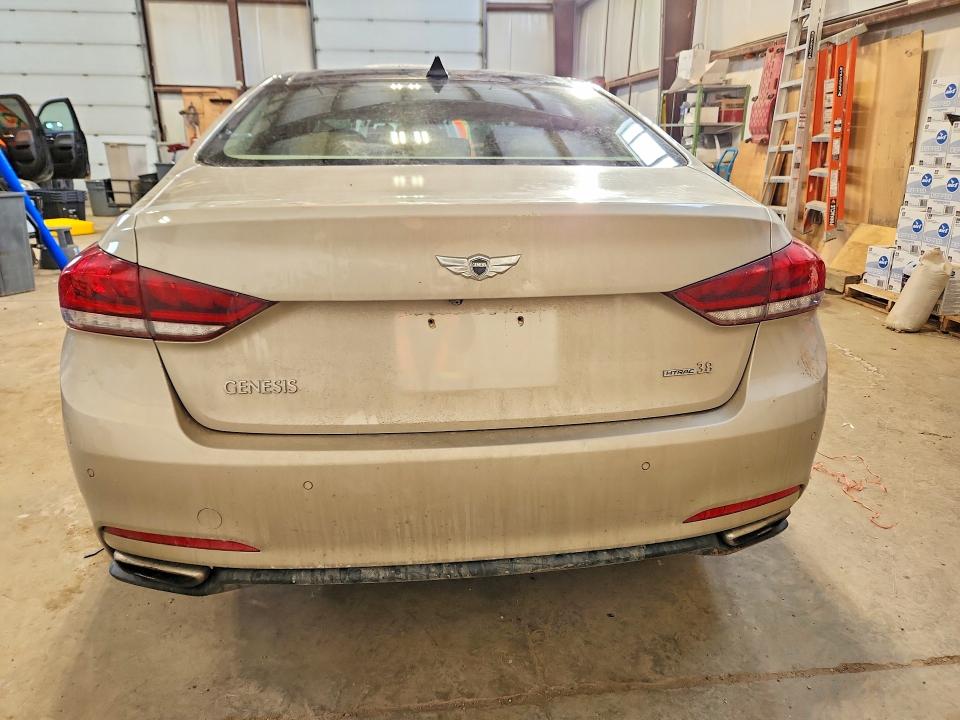 2015 Hyundai Genesis VIN KMHGN4JEXFU078753 COPART salvage auction — FRONT END, AB - BOS - SALVAGE, sold $1,950 on 2026-07-02 (photo 6)