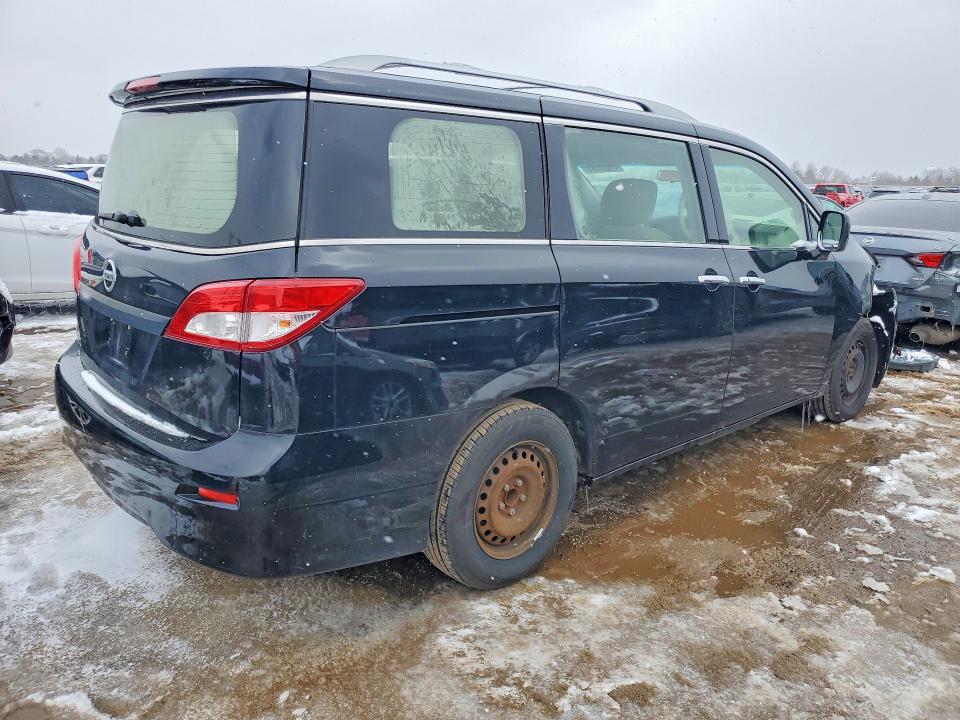 2015 Nissan Quest VIN JN8AE2KP3F9130150 COPART salvage auction — FRONT END, Il - Salvage Certificate, sold $600 on 2026-07-16 (photo 3)