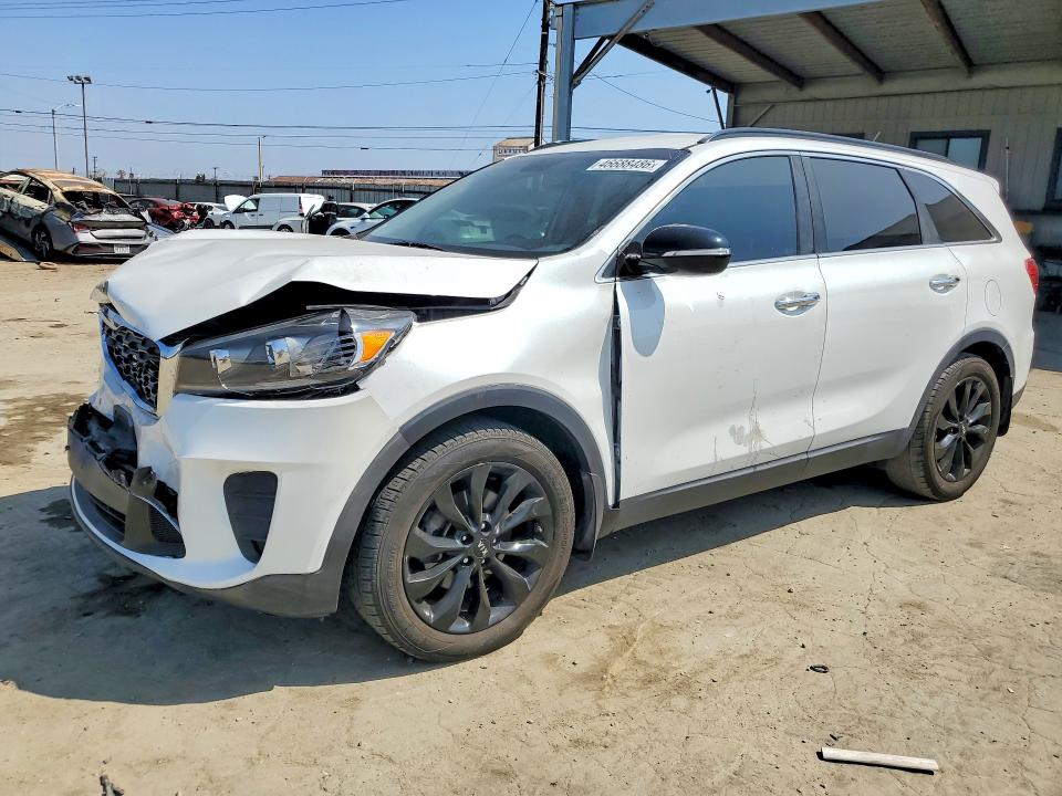 2019 Kia Sorento VIN 5XYPG4A58KG608521 COPART salvage auction — FRONT END, Ca - Salvage Certificate, sold $1,650 on 2026-07-09 (photo 1)