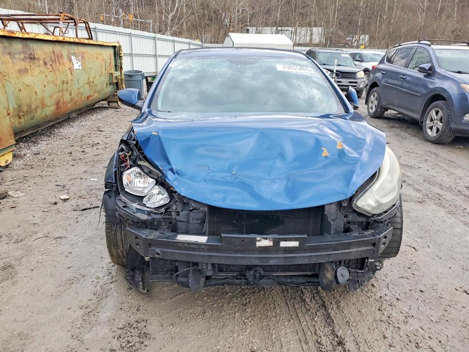 2016 Hyundai Elantra VIN KMHDH4AE1GU489213 COPART salvage auction — FRONT END, Salvage Title, sold $575 on 2026-07-23 (photo 5)