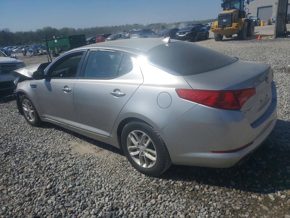 2013 Kia Optima VIN KNAGM4A73D5405247 COPART salvage auction — FRONT END, Tn - Salvage Certificate, sold $425 on 2026-07-30 (photo 2)
