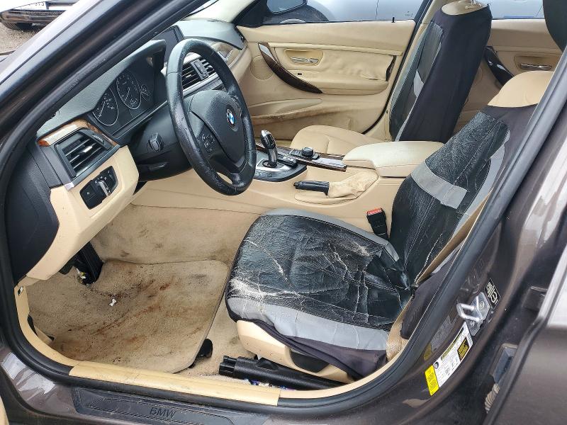 2013 BMW 3 series VIN WBA3B1C52DK128624 COPART salvage auction — FRONT END, HI - CERTIFICATE OF SALVAGE, sold $2 on 2026-07-17 (photo 7)