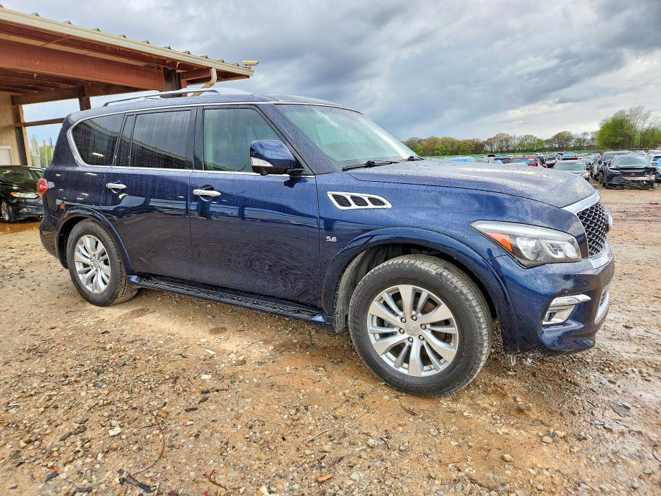 2017 Infiniti Qx80 VIN JN8AZ2NF6H9643435 COPART salvage auction — MINOR DENT/SCRATCHES, Al - Certificate Of Title (P), sold $3,400 on 2026-07-07 (photo 4)