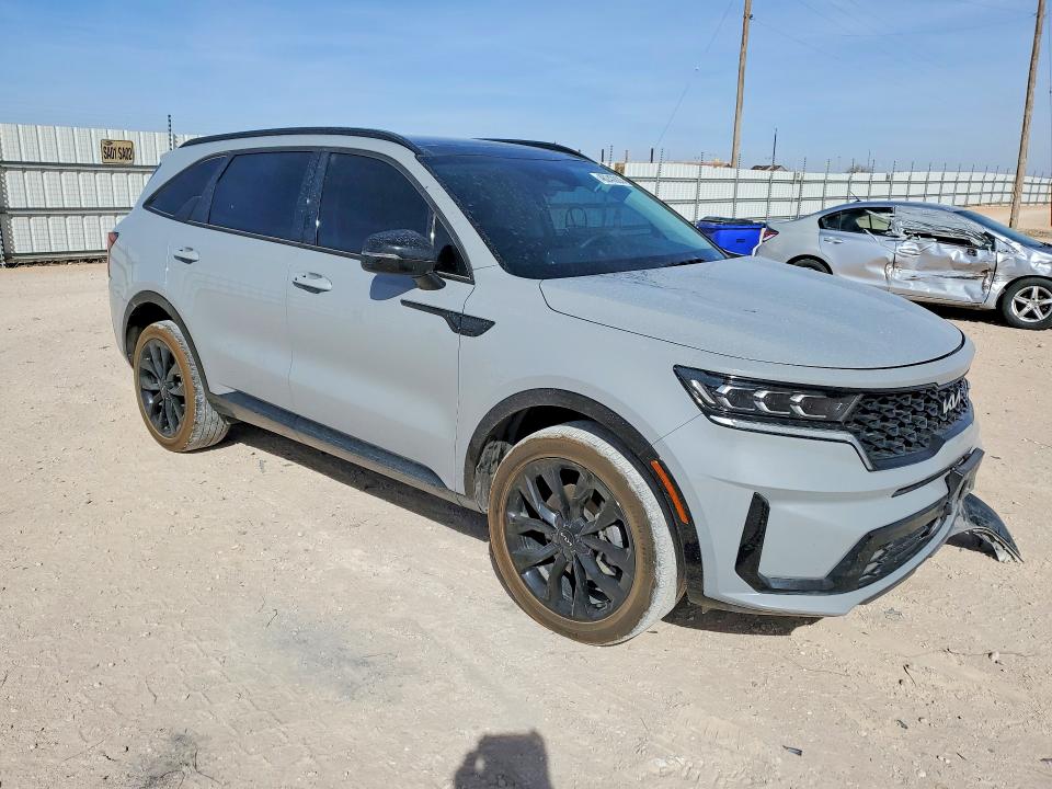 2023 Kia Sorento VIN 5XYRKDLF1PG200303 COPART salvage auction — FRONT END, Tx - Salvage Vehicle Title, sold $15 on 2026-07-22 (photo 4)