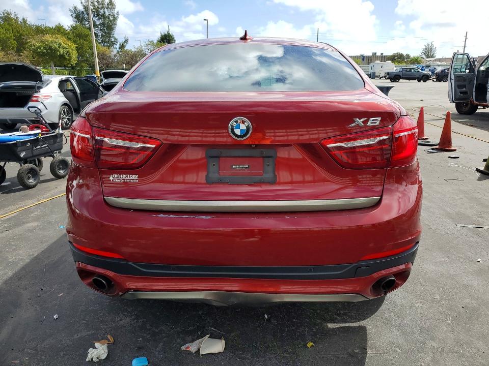 2017 BMW X6 VIN 5UXKU2C33H0X46953 COPART salvage auction — UNDERCARRIAGE, Salvage Title, sold $3,650 on 2026-07-20 (photo 6)