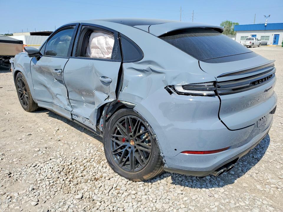 2025 Porsche Cayenne VIN WP1BL2AY9SDA39311 COPART salvage auction — SIDE, Tx - Certificate Of Title, sold $45,250 on 2026-07-13 (photo 2)