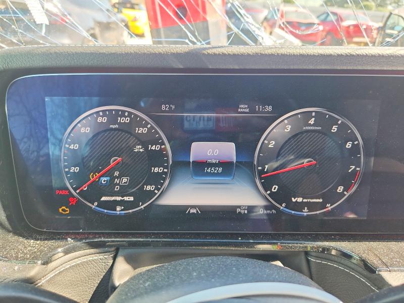 2021 Mercedes-benz G-class VIN W1NYC7HJ3MX381137 COPART salvage auction — ROLLOVER, Ca - Non-Repairable Vehicle Cert, sold $80,500 on 2026-07-28 (photo 9)