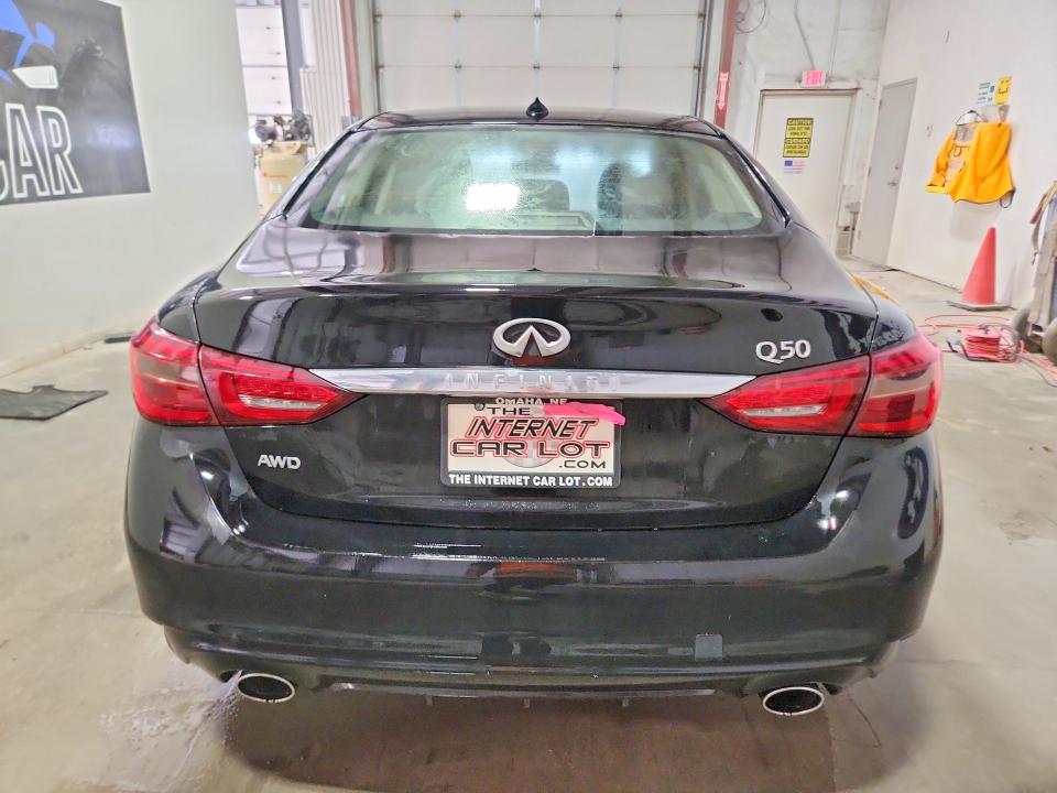 2021 Infiniti Q50 VIN JN1EV7AR4MM751956 COPART salvage auction — FRONT END, Wv - Salvage Cert - Flood Damaged, sold $725 on 2026-07-02 (photo 6)