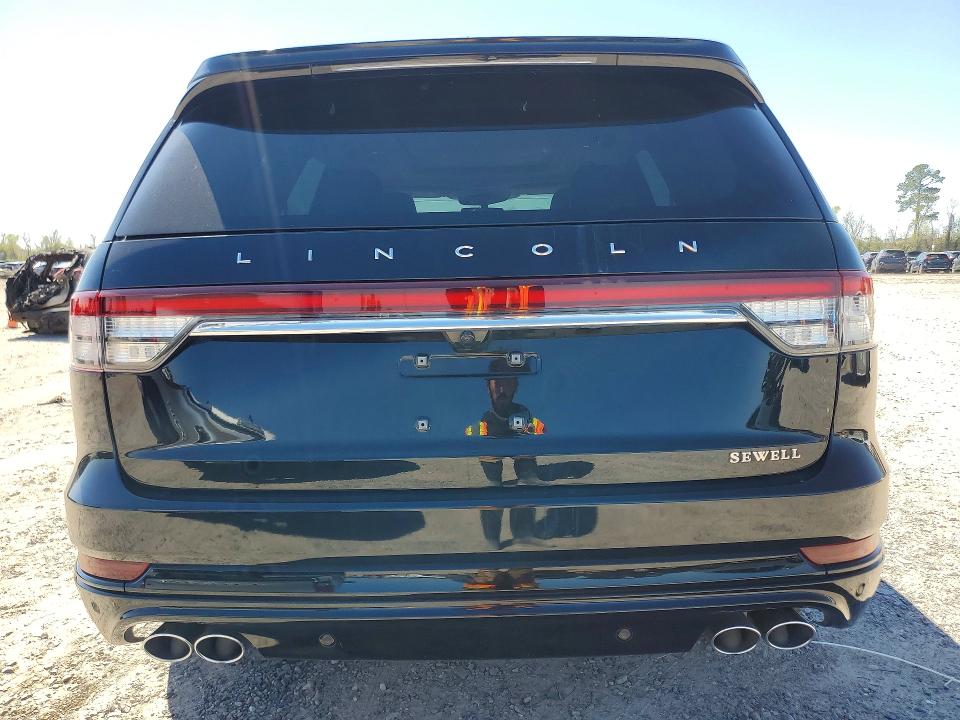 2023 Lincoln Aviator VIN 5LM5J7XC3PGL02050 COPART salvage auction — FRONT END, Tx - Salvage Vehicle Title, sold $13,900 on 2026-07-28 (photo 6)
