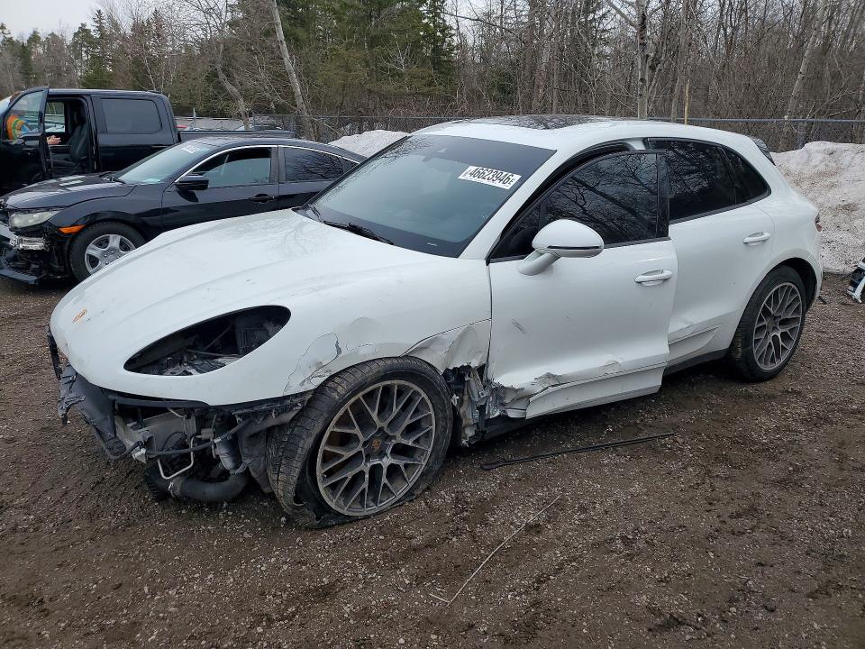 2018 Porsche Macan VIN WP1AA2A54JLB25220 COPART salvage auction — FRONT END, Salvage Title, sold $1,850 on 2026-08-11 (photo 1)