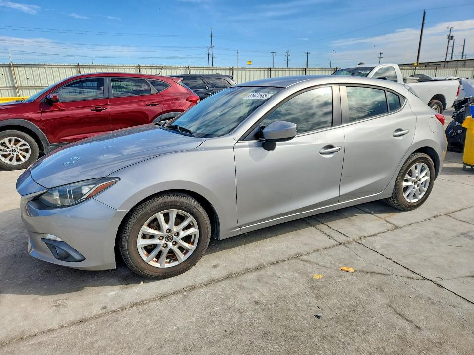 2015 Mazda 3 VIN 3MZBM1L74FM230364 COPART salvage auction — HAIL, Tx - Salvage Vehicle Title, sold $2,000 on 2026-07-10 (photo 1)