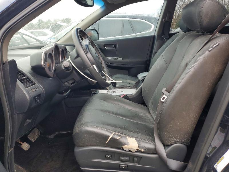 2005 Nissan Murano VIN JN8AZ08W15W432124 COPART salvage auction — NORMAL WEAR, Ma - Certificate Of Title, sold $825 on 2026-07-23 (photo 7)