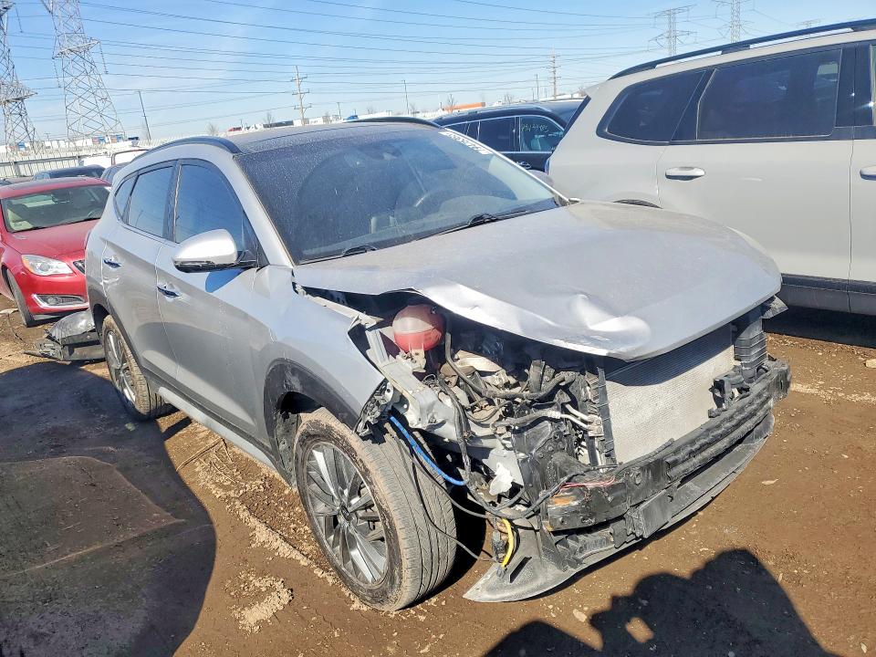 2021 Hyundai Tucson VIN KM8J3CAL0MU366170 COPART salvage auction — FRONT END, Il - Salvage Certificate, sold $250 on 2026-07-09 (photo 4)