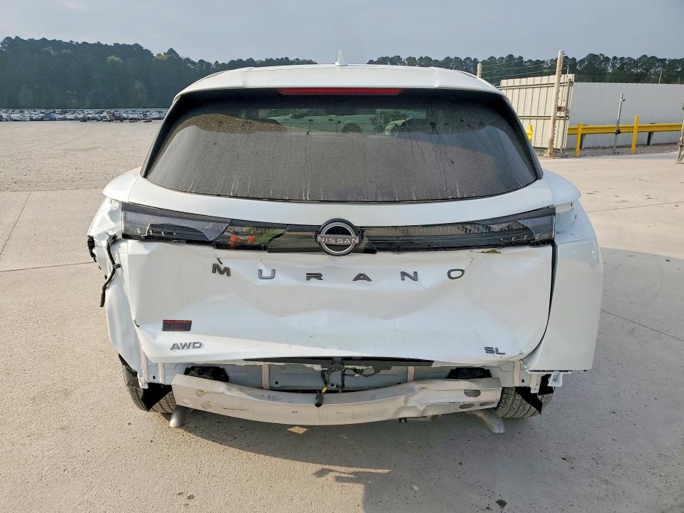2025 Nissan Murano VIN 5N1AZ3CS1SC134425 COPART salvage auction — REAR END, Ms - Cert Of Title-Salvaged, sold $19,200 on 2026-07-17 (photo 6)