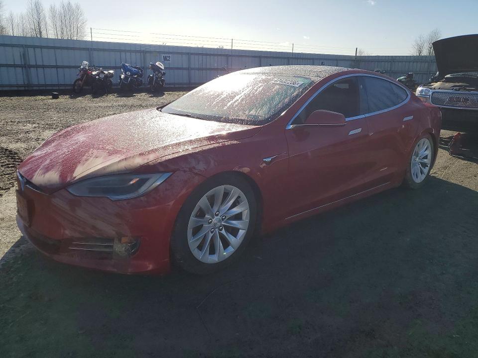 2018 Tesla Model s VIN 5YJSA1E2XJF292393 COPART salvage auction — WATER/FLOOD, WA - BILL OF SALE, sold $2,600 on 2026-07-06 (photo 1)