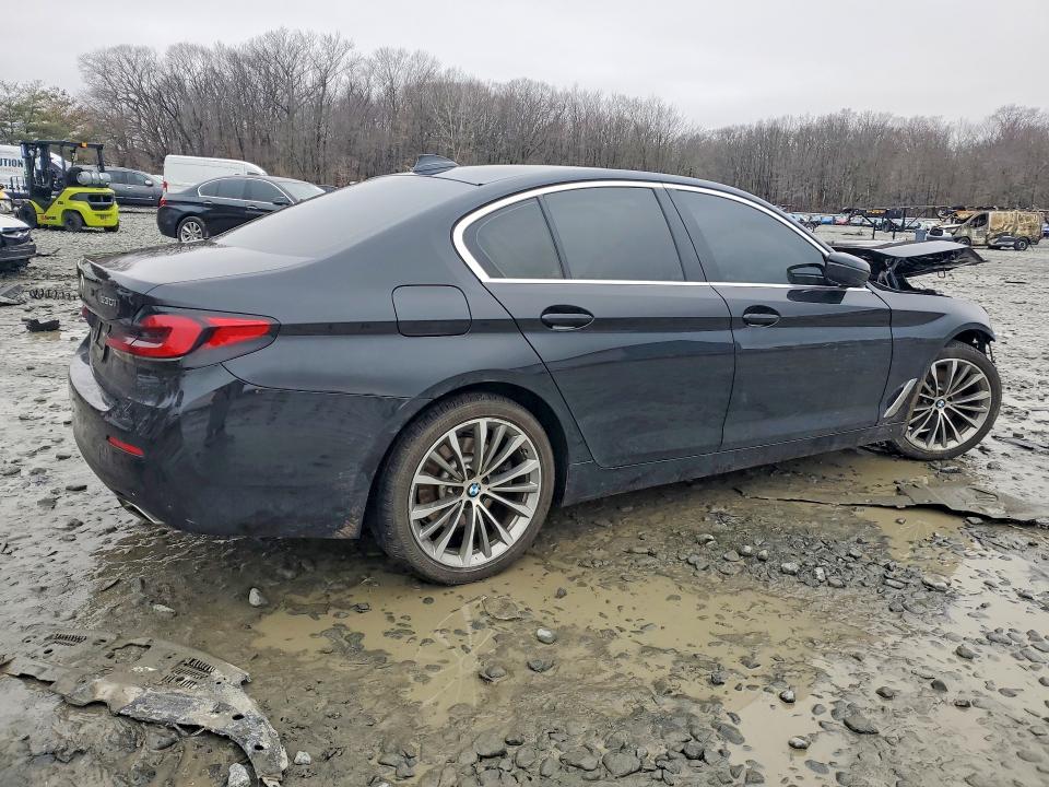 2022 BMW 5er VIN WBA13BJ08NCJ51421 COPART salvage auction — FRONT END, Nj - Cert Of Title-Salvage, sold $4,150 on 2026-07-29 (photo 3)