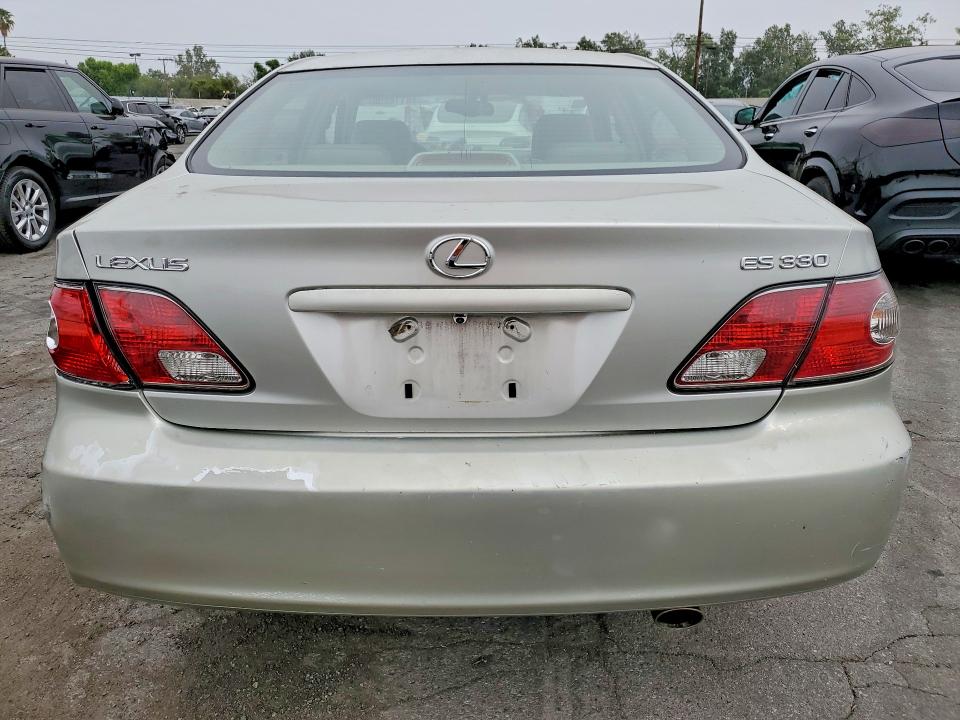 2004 Lexus Es 330 VIN JTHBA30G445016228 COPART salvage auction — SIDE, CA - SALVAGE CERTIFICATE, sold $525 on 2026-07-13 (photo 6)
