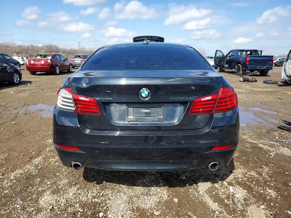 2016 BMW 5 series VIN WBA5B3C5XGG253043 COPART salvage auction — FRONT END, WV - CERTIFICATE OF TITLE, sold $900 on 2026-07-10 (photo 6)