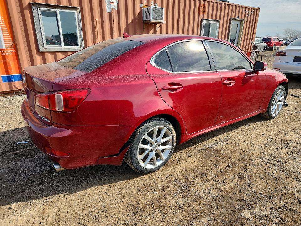 2012 Lexus Is VIN JTHCF5C20C5052837 COPART salvage auction — FRONT END, Il - Salvage Certificate, sold $1,150 on 2026-07-02 (photo 3)