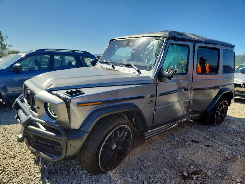 2021 Mercedes-benz G-class VIN W1NYC7HJ3MX381137 COPART salvage auction — ROLLOVER, Ca - Non-Repairable Vehicle Cert, sold $80,500 on 2026-07-28 (photo 1)