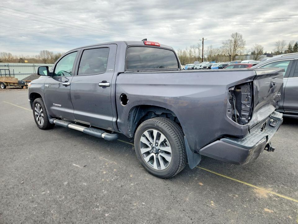 2021 Toyota Tundra VIN 5TFHY5F10MX023252 COPART salvage auction — REAR END, Or - Salvage Title Certificate, sold $17,300 on 2026-07-13 (photo 2)