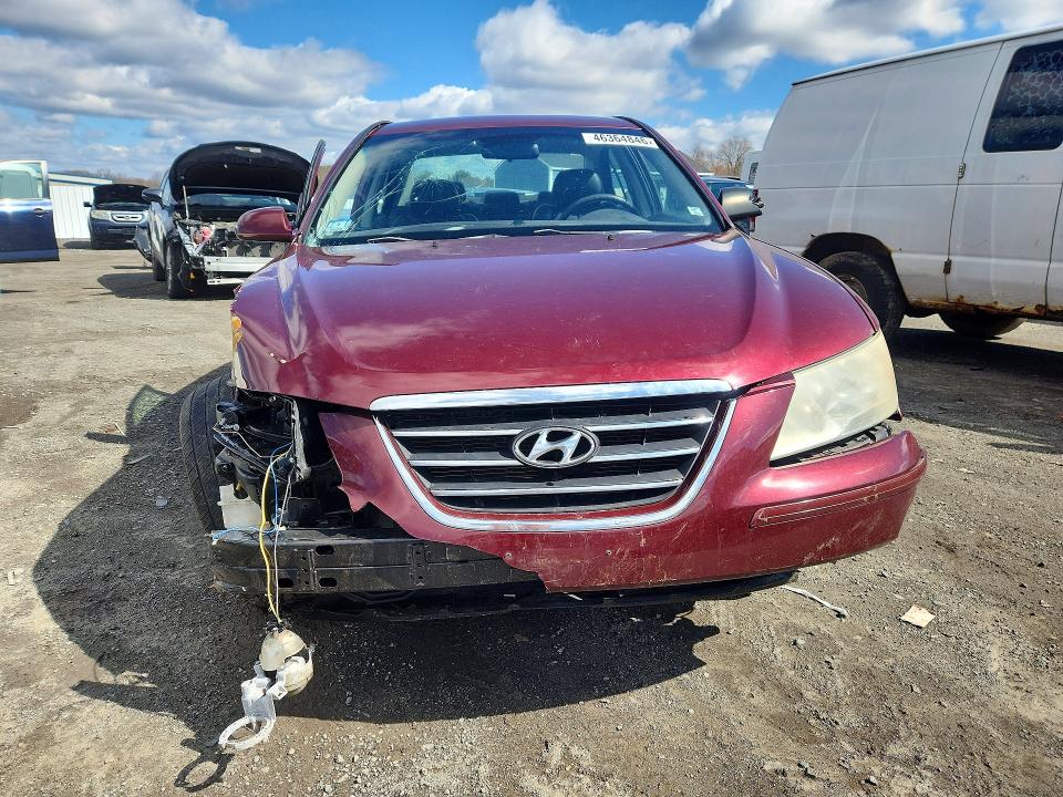 2009 Hyundai Sonata VIN 5NPEU46C79H510610 COPART salvage auction — FRONT END, Ma - Cert Of Title-Salvg Parts Only, sold $125 on 2026-07-29 (photo 5)