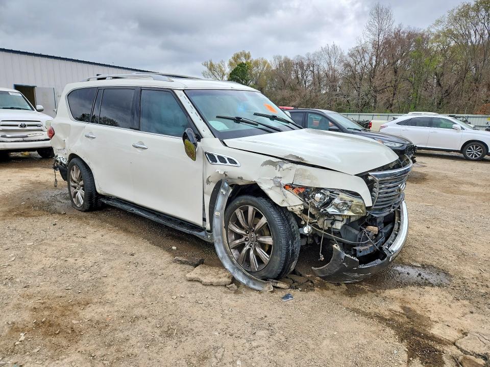 2013 Infiniti Qx56 VIN JN8AZ2NE0D9060621 COPART salvage auction — REAR END, Salvage Title, sold $725 on 2026-07-23 (photo 4)